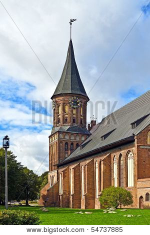 Koenigsberg Cathedral - Gothic Temple Of The 14Th Century. Kaliningrad (until 1946 Koenigsberg)