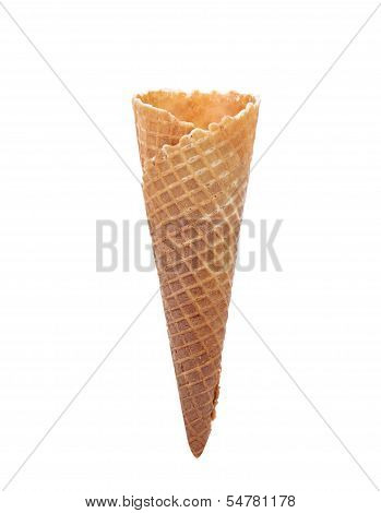 Wafer cup for ice-cream.
