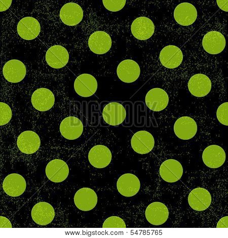 Seamless Grungy Black-green Pattern