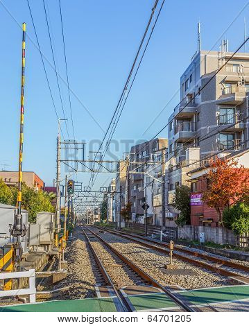Kami-Igusa Station in Tokyo Japan