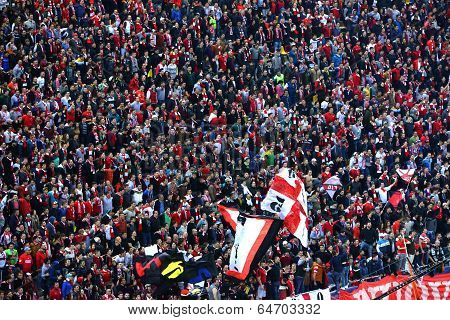 Fans Of Dinamo Bucharest Football Club
