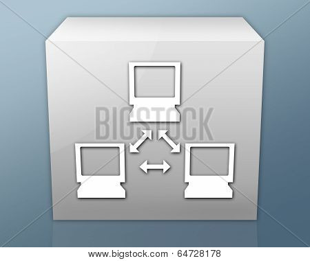 Icon, Button, Pictogram Network