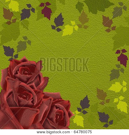Paper cut Rose design