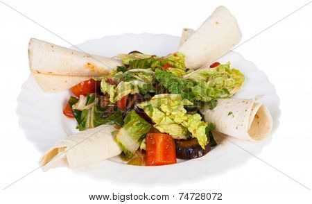 Mexican Cuisine Mexico Isolated On White Background