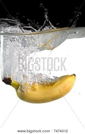 banane dans l'eau