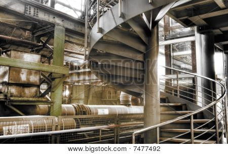 Trap In fabriek