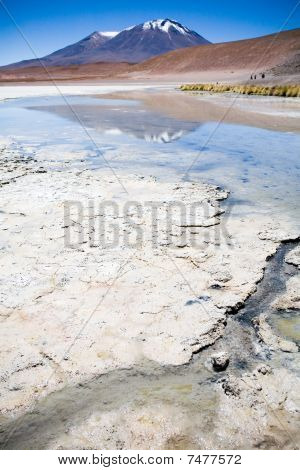 Laguna na Altiplano, Bolívie