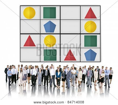 Sudoku Puzzle Problem Solving Leisure Games Concept