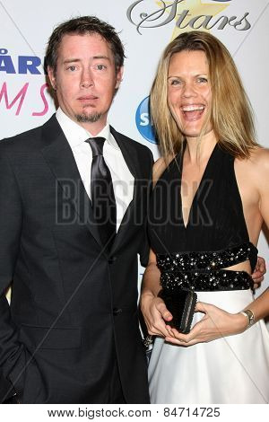 LOS ANGELES - FEB 22:  Jason London, Sofia Karstens at the Night of 100 Stars Oscar Viewing Party at the Beverly Hilton Hotel on February 22, 2015 in Beverly Hills, CA