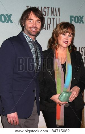 LOS ANGELES - FEB 24:  Will Forte, Patricia C. Forte at the 