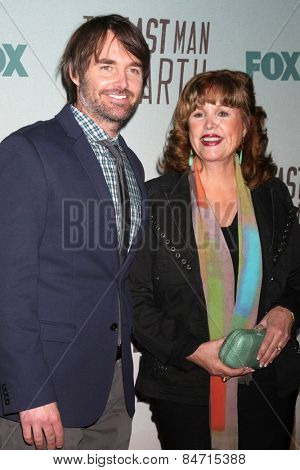 LOS ANGELES - FEB 24:  Will Forte, Patricia C. Forte at the 
