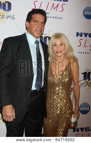 LOS ANGELES - FEB 22:  Lou Ferrigno, Carla Ferrigno at the Night of 100 Stars Oscar Viewing Party at the Beverly Hilton Hotel on February 22, 2015 in Beverly Hills, CA