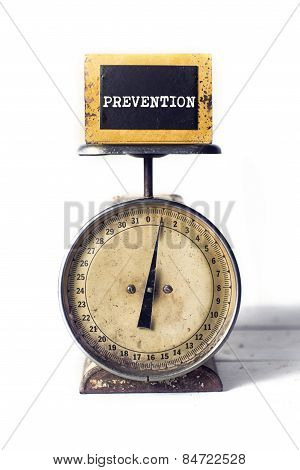 Prevention On An Antique Scale