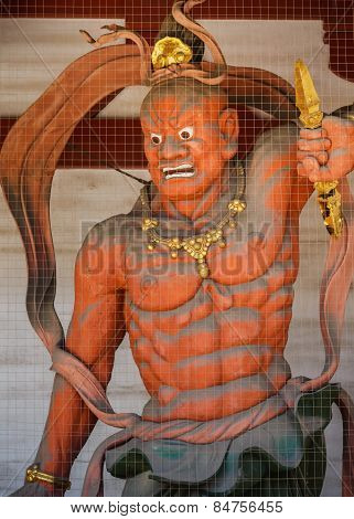 Nio (Benevolent Kings) at Shitennoji Temple in Osaka Japan