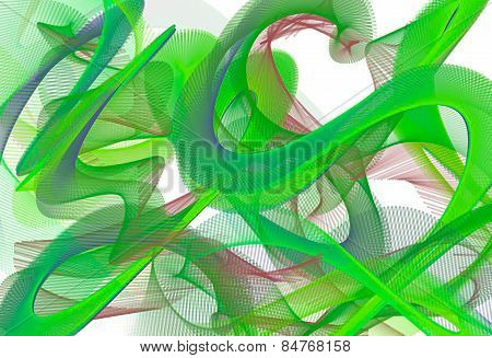 Abstract mesh background with circles, lines and shapes. Futuristic Design