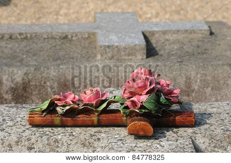 The Cemetery Of Condecourt  In Val D'oise