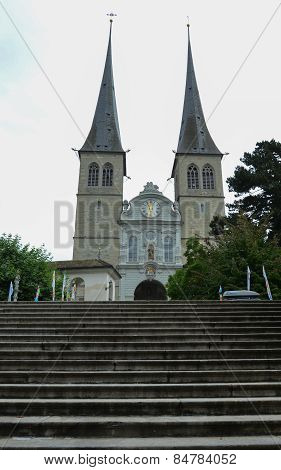 The Church of St. Leodegar, Lucerne