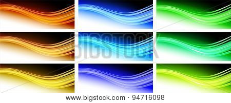 Abstract wavy background Vector design