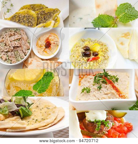 Middle East Food Collage