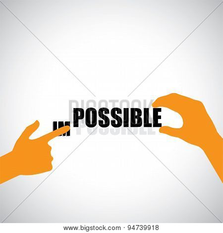 Vector Design Of Transforming Impossible To Possible