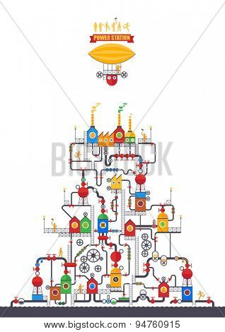 Vector concept - Factory