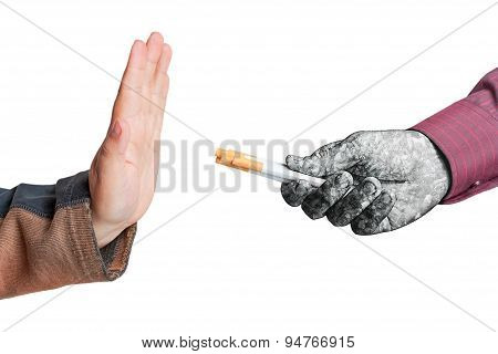 Man quit smoking