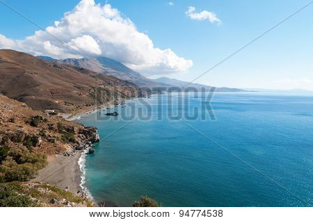 Palm Beach In Preveli