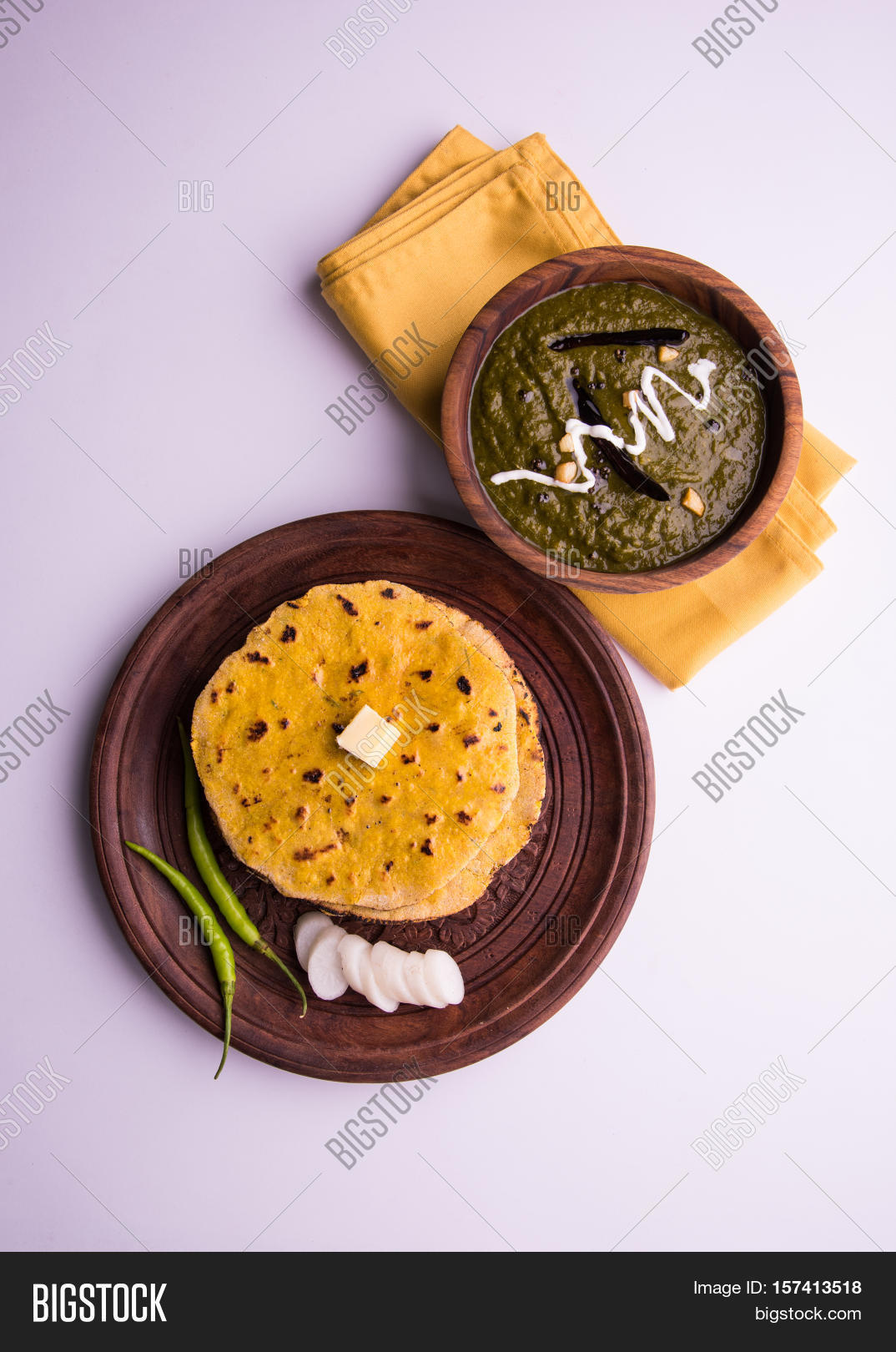 Corn Flour Flat Bread Image & Photo (Free Trial) Bigstock