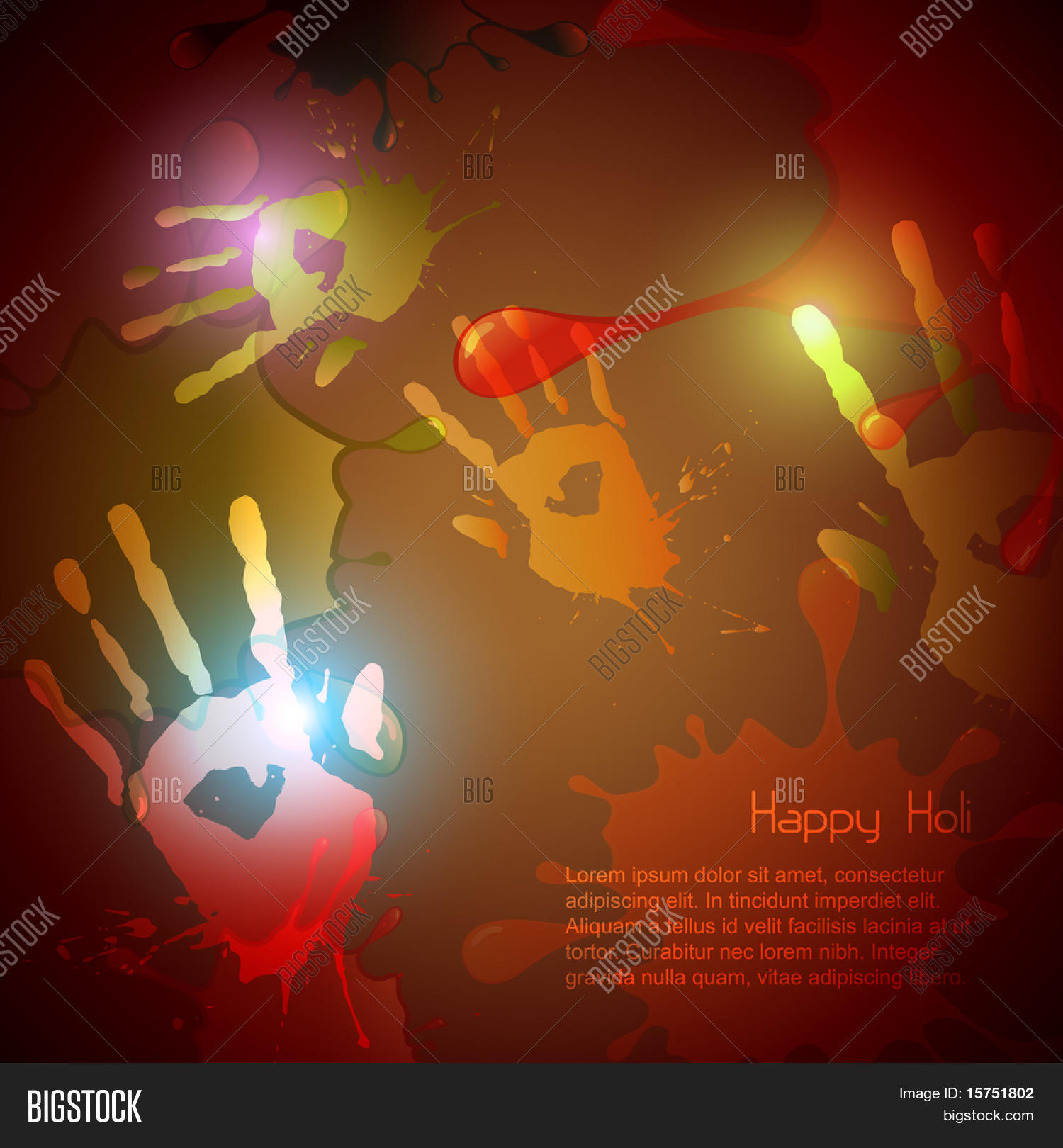 Vector Hand Splashes Vector & Photo (Free Trial) | Bigstock