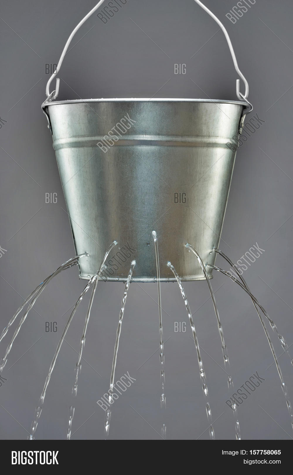 Water Leaking Bucket Image & Photo (Free Trial) Bigstock