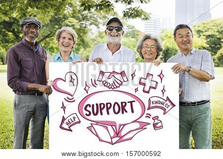 Support Donations Charity Volunteer Care Welfare Concept