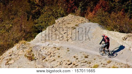 Tiravento Mount Premilcuore Forli forest agricultural heritage riding mountain bike in the Casentin Forest in Romagna