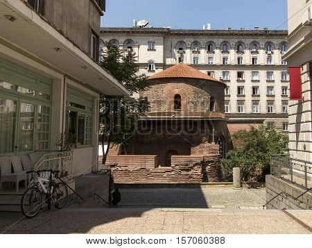 Rotunda St George Seen From Alley On Solunska Street