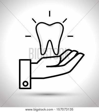 care tooth odontology service vector illustration eps 10