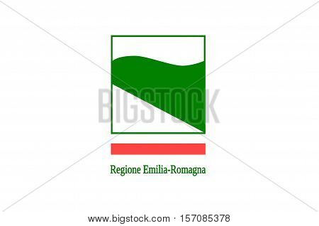 Flag of Emilia-Romagna is an administrative Region of Northern Italy