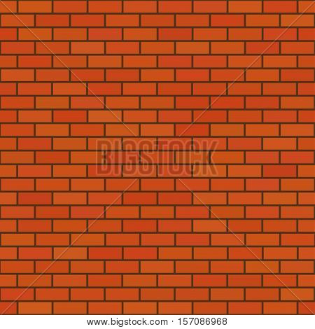 Texture of the red brick wall background
