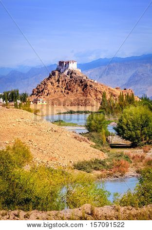 Stakna Buddhist Monastery near Leh, Kashmir, India