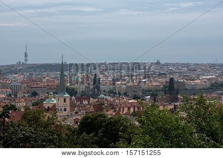 the old Town of Prague Czech Republic