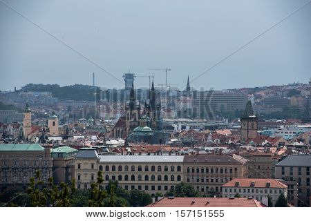 the old Town of Prague Czech Republic