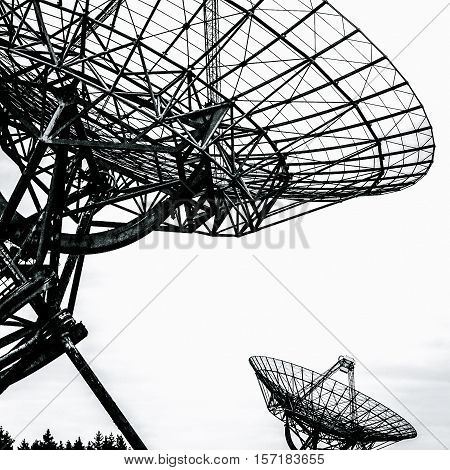Synthesis radio telescope at Westerbork, Drenthe Netherlands