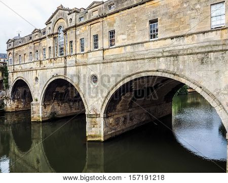 Hdr Pulteney Bridge In Bath