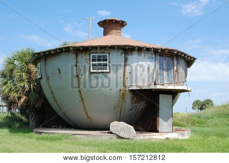 Acorn House in Galveston, Texas. An architectural oddity.