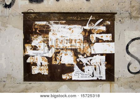 Alte Plakat