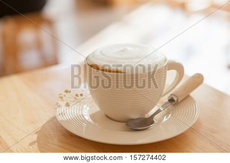 Cup Of Coffee Cappuccino Art