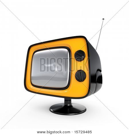 Snygg retro TV - Black edition. Mer TV i min portfölj.