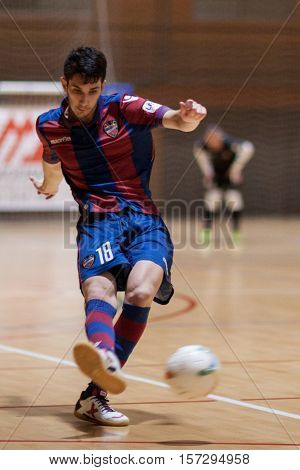 VALENCIA, SPAIN - NOVEMBER 8th: Tripodi during Spanish King Cup match between Levante UD FS and FC Barcelona at Cabanyal Stadium on November 8, 2016 in Valencia, Spain