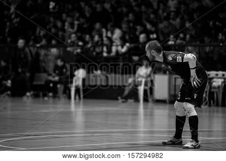 VALENCIA, SPAIN - NOVEMBER 8th: Yeray during Spanish King Cup match between Levante UD FS and FC Barcelona at Cabanyal Stadium on November 8, 2016 in Valencia, Spain