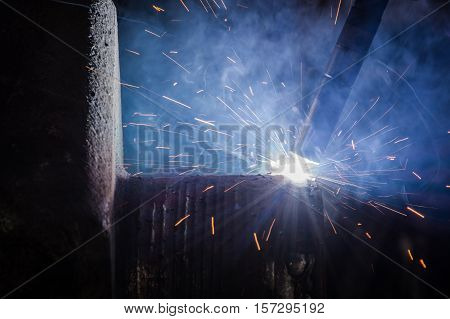 Welding repair shaft by Automatic Weld Process