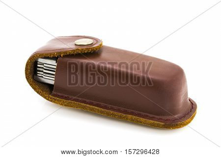 multitul from wooden handle isolated on white background