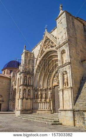 Entrance To The Church Of Santa Maria La Major Of Morella